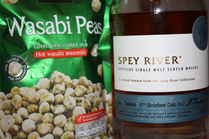 wasabi peas and expensive whisky as part of the omnivores 100 list